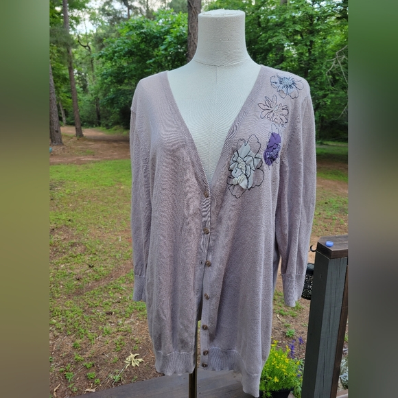 Merona Women's Cardigan Sweater XXL - Picture 2 of 7